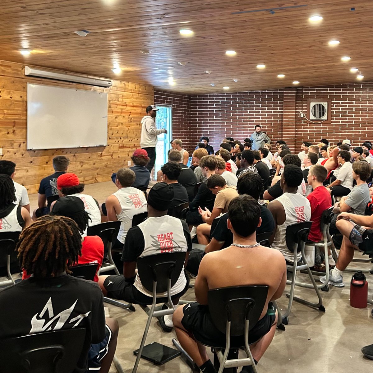 Grateful for the chance to deliver my Leadership Series at camp, guiding the team as they build on our five-pillar foundation.

Day 1: Anchor Down
Day 2: Protect The Standard

Proud of these young men. The culture we build will define the season and the legacy they leave.