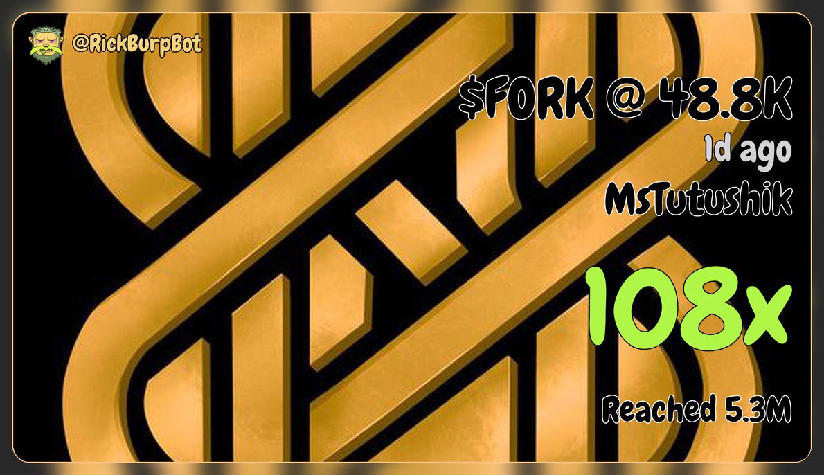 There we have it.. another 100x🤭