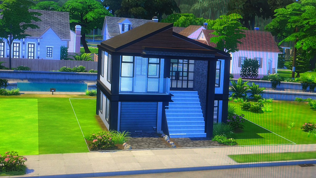 Went with number 2! WIP Bad Omens house