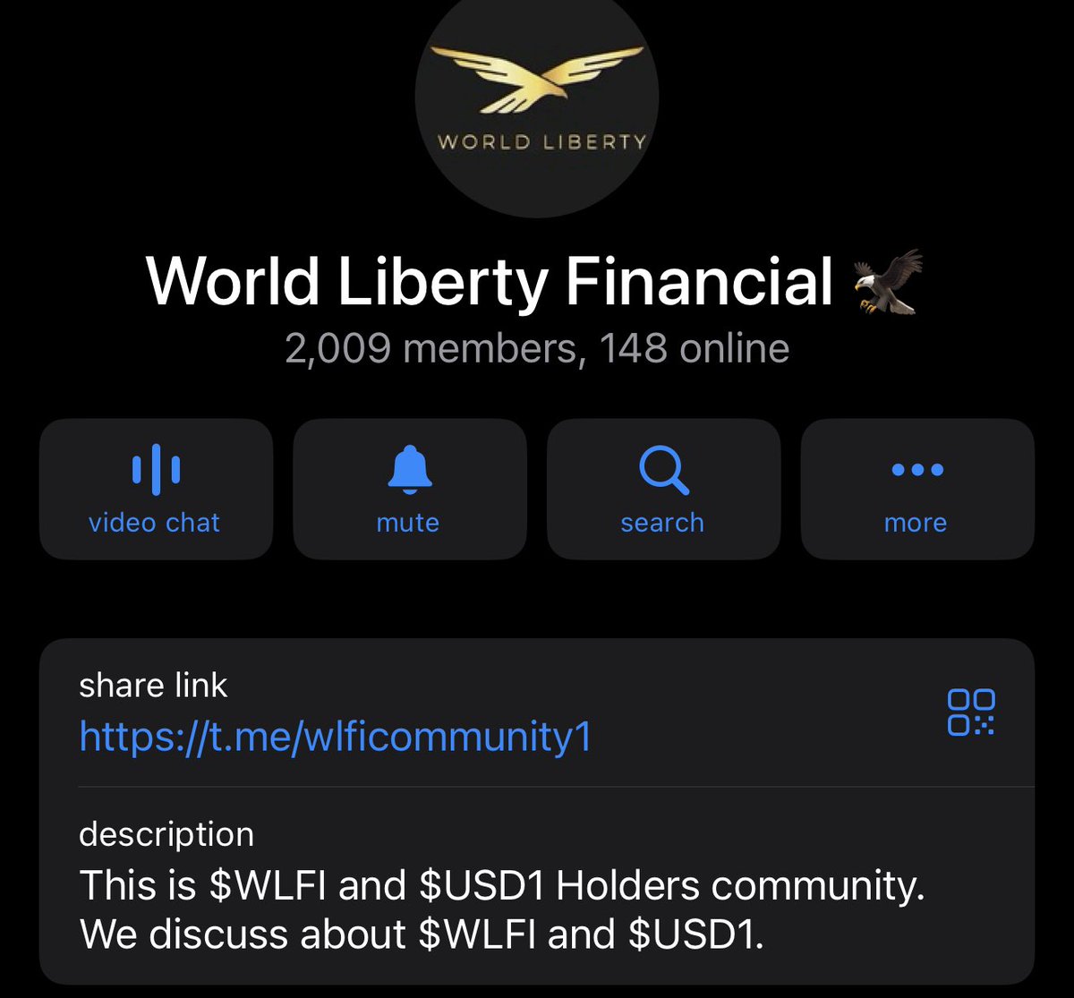 $WLFI community is growing STRONG on TG 🔥 

$WLFI TG fam just hit 2,000+ members.

Thank you all for making this community stronger every day 🦅☝️

👉TG: t.me/wlficommunity1