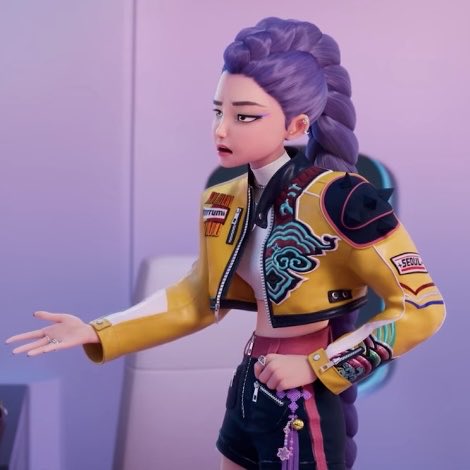 i love prawn!rumi like why she gotta stand like that 😭🦐