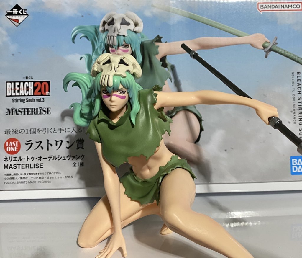 一番くじ BLEACHネリエル 腕がルフィ問題 ダンボールに一切干渉しない