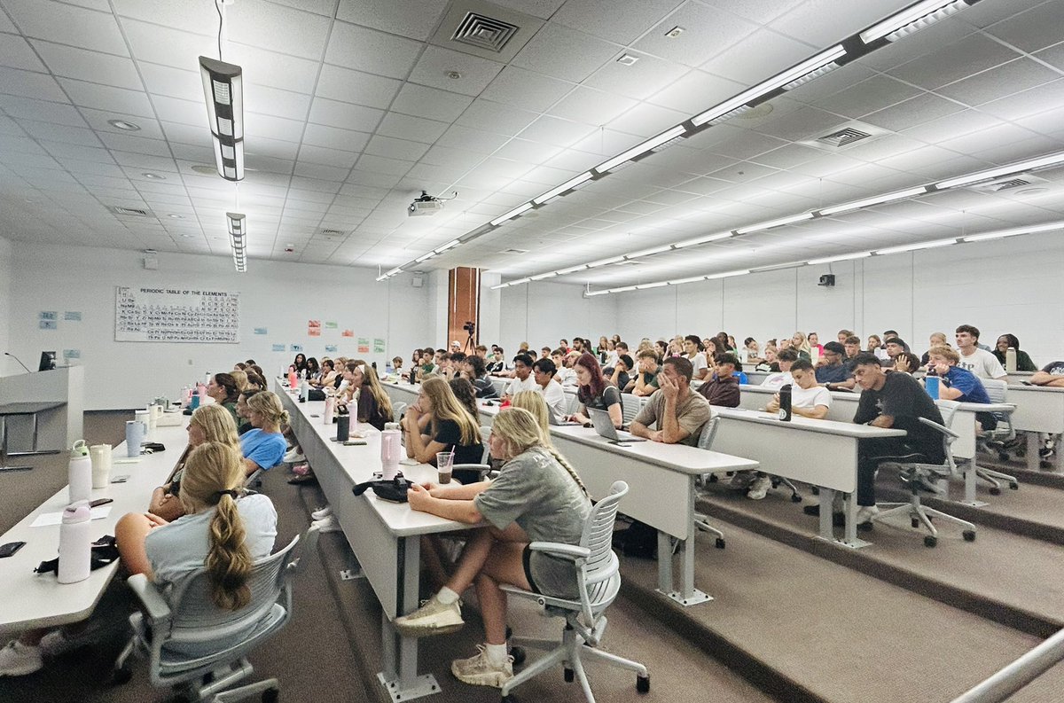 It’s go time. 

Our 115 Fall student-athletes have arrived. Beginning of the year meeting today, practice tomorrow.