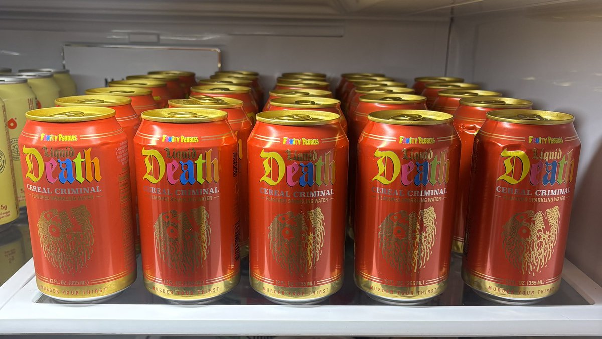 eightdegrees's tweet photo. i need to know what ya’ll are putting in this that led me to order this many @LiquidDeath https://t.co/s8s1Q31GvV