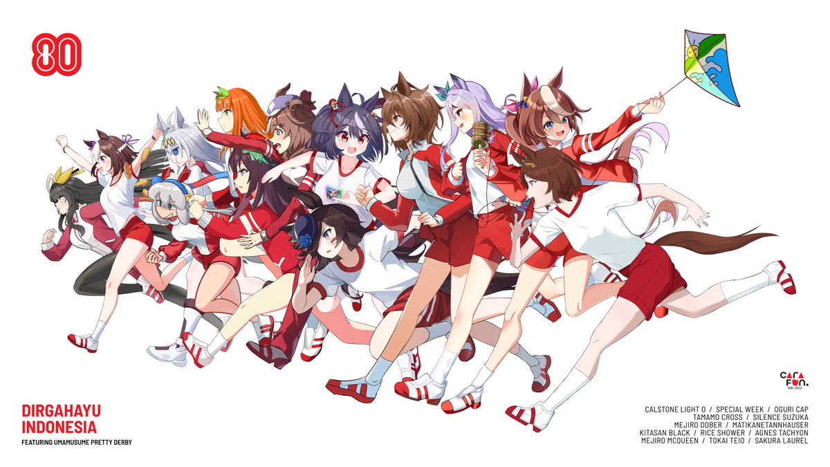 Selamat hari kemerdekaan Indonesia!

Meskipun Indonesia sedang tidak baik baik saja, semangat nasionalis tidak boleh padam ya. Mari kita berusaha sekuat mungkin untuk survive di negeri ini 💪
#umamusume #HUT80RI