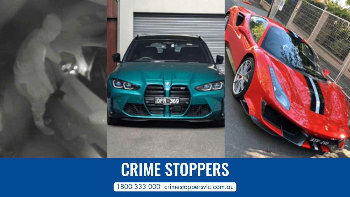 VictoriaPolice's tweet photo. Boroondara Crime Investigation Unit detectives are appealing for public assistance following a burglary and theft of four luxury cars in Balwyn North last week.
 
Read more > https://t.co/58O2jv5pee

Know anything? Contact Crime Stoppers on 1800 333 000. https://t.co/sNFC2FwPNp