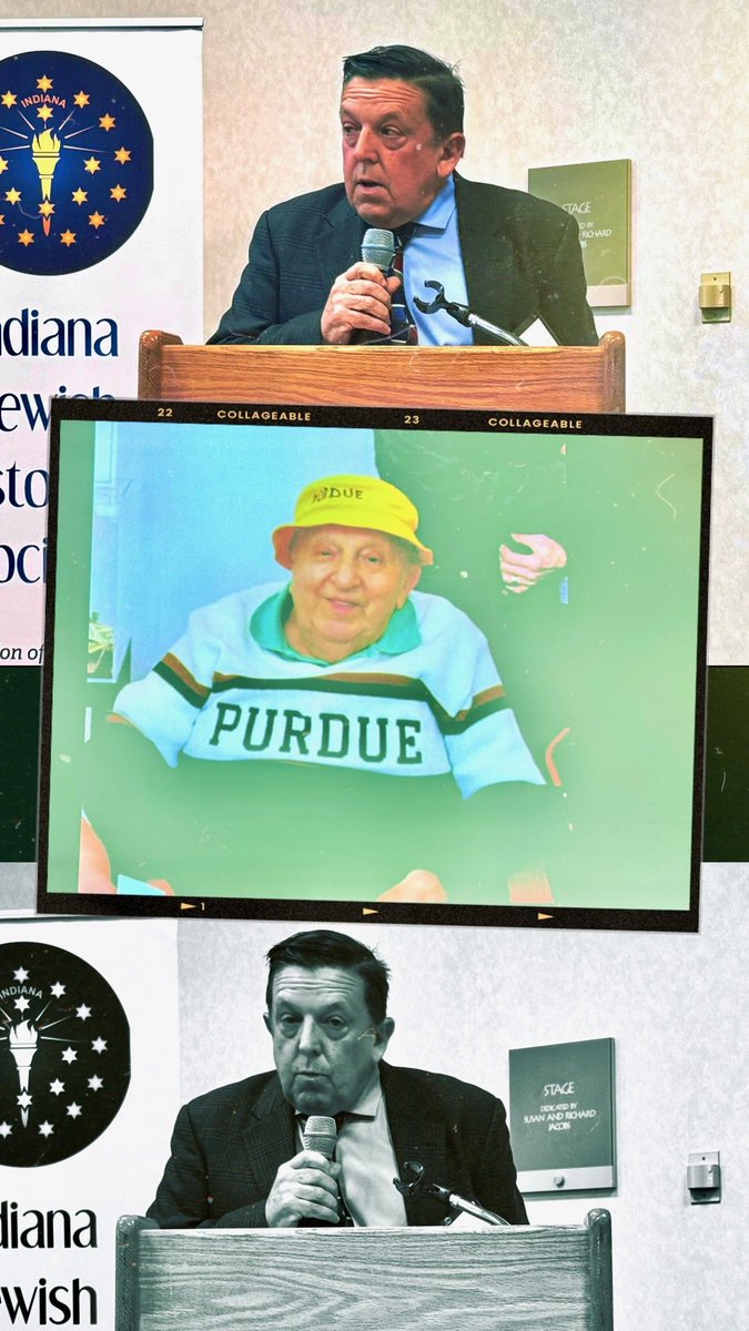Today was special! Thanks ⁦<a href="/IndianaJewish/">Indiana Jewish Historical Society</a>⁩ for honoring my late father as a Hoosier Jewish Legend! Joined by 4 others (including Evan Goodman, also from Terre Haute),I want to thank everyone involved! ⁦<a href="/PurdueSports/">Purdue Sports</a>⁩, ⁦<a href="/PurdueAlumni/">Purdue Alumni</a>⁩ ⁦<a href="/purduepharmacy/">Purdue Pharmacy</a>⁩