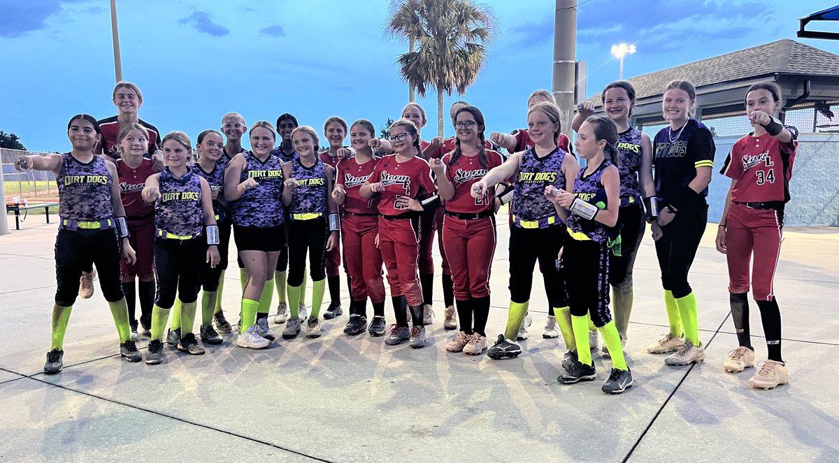 SFP “I Love Fast Pitch” tournament champs &amp; runner-up - Fortune Road Sports Complex - Kissimmee, FL

Champions - Dirt Dogs 12u Brigman 
Runner-up - Florida Storm Muscara 12u

Congratulations to both teams on a great 🥎 tournament !!
#PlaySFP #SoftballLife2025