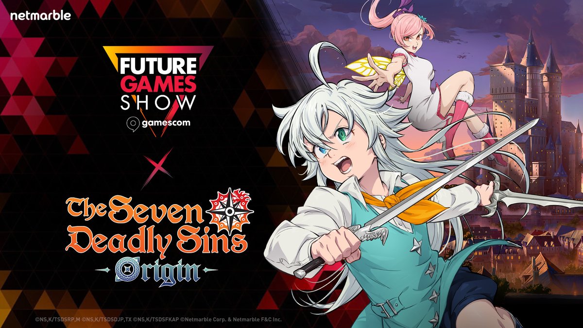 The Seven Deadly Sins: Origin (@7dso_en) on Twitter photo /
📢 Origin Confirmed for FGS 2025!
\
<The Seven Deadly Sins: Origin> is confirmed for the Future Games Show!✨
A brand-new trailer📹 will be revealed, so please stay tuned!💘
🗓️ Schedule
- Starting Wednesday, August 20 at 11:00 AM (PDT)
<a href="/FutureGamesShow/">FutureGamesShow</a> /
📢 Origin Confirmed for FGS 2025!
\
<The Seven Deadly Sins: Origin> is confirmed for the Future Games Show!✨
A brand-new trailer📹 will be revealed, so please stay tuned!💘
🗓️ Schedule
- Starting Wednesday, August 20 at 11:00 AM (PDT)
<a href="/FutureGamesShow/">FutureGamesShow</a>