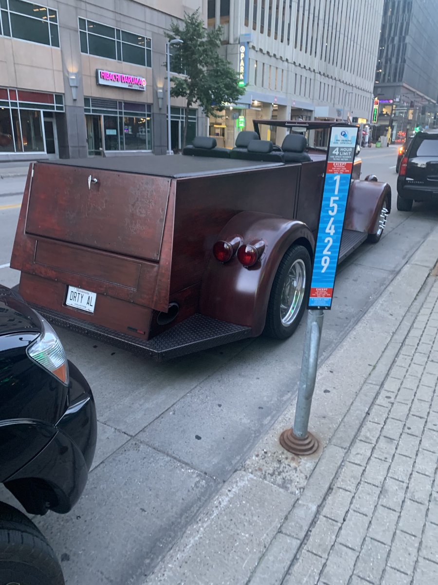 Everyone thinks downtown Minneapolis is horrible. Not if you are in front of Manny’s. That black Tacoma in the lower left is mine.