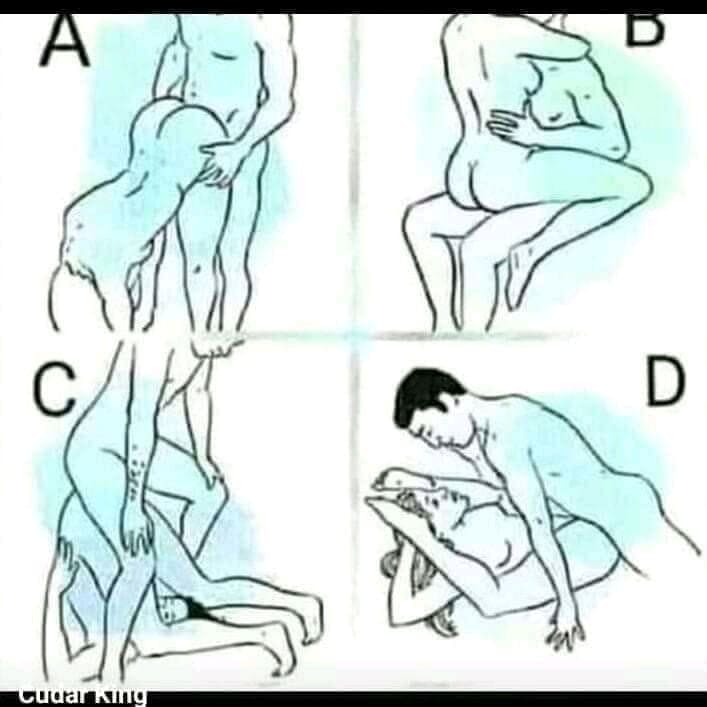 اختاري الوضعيه الذي تحبيها في النيك وترتاحي فيها اااح 🤤🔥