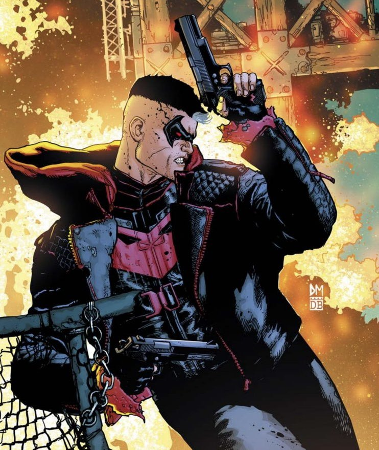 TheBatspecter's tweet image. crazy how every modern attempt at redesigning red hood without the helmet and jacket has looked like poop from a butt