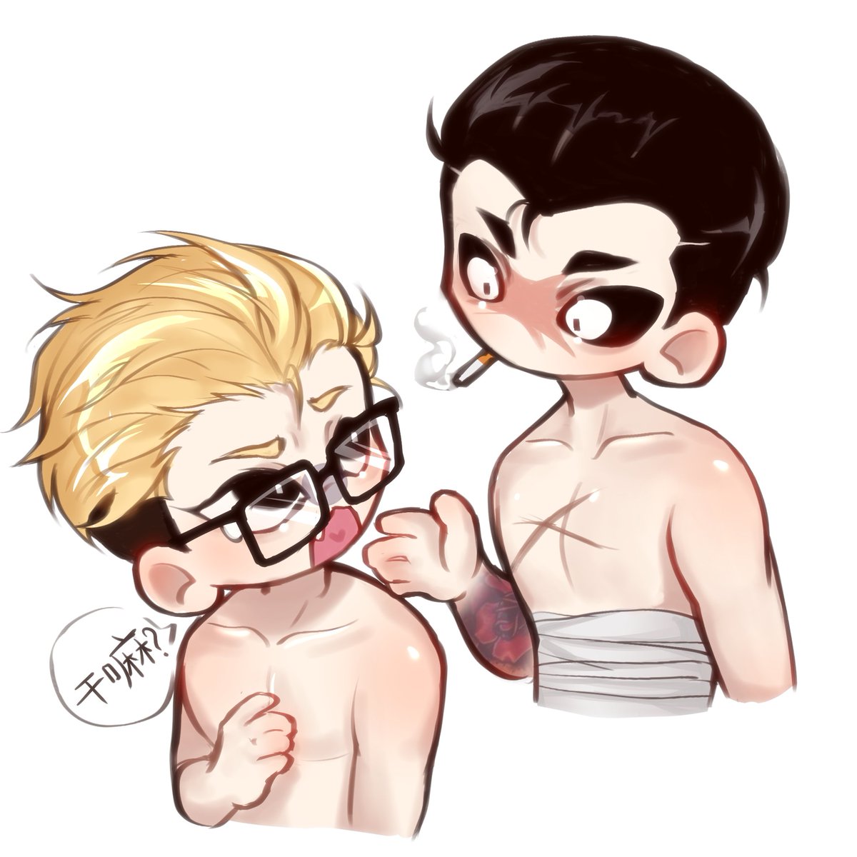 something soft to ..清味蕾
this is a continuation of the previous gungoo post
hc gun has cold hands 
#gungoo