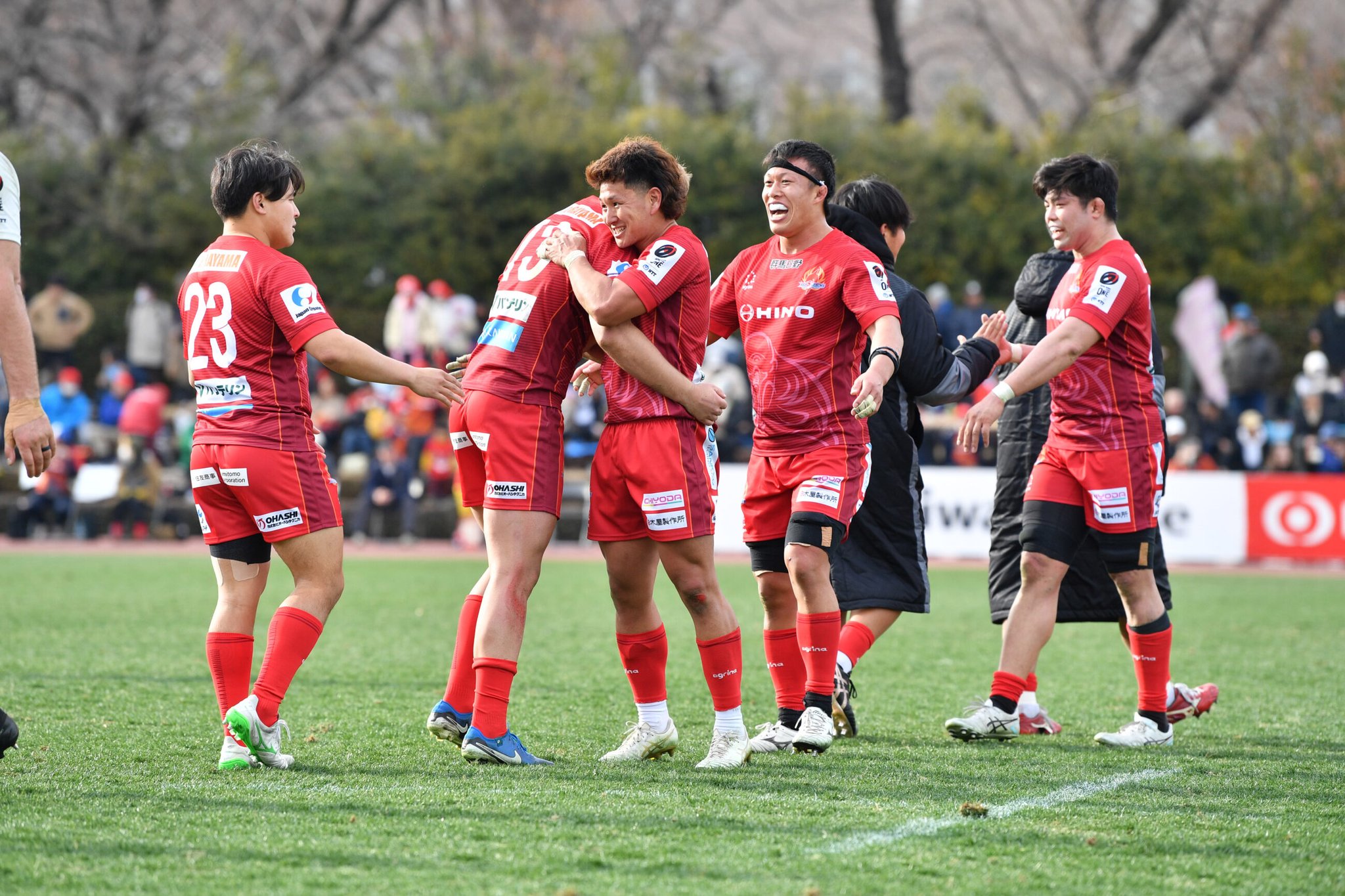【激レア】日野レッドドルフィンズ ユニフォーム ラグビー カンタベリー 4L 激レア】日野レッドドルフィンズ ユニフォーム ラグビー