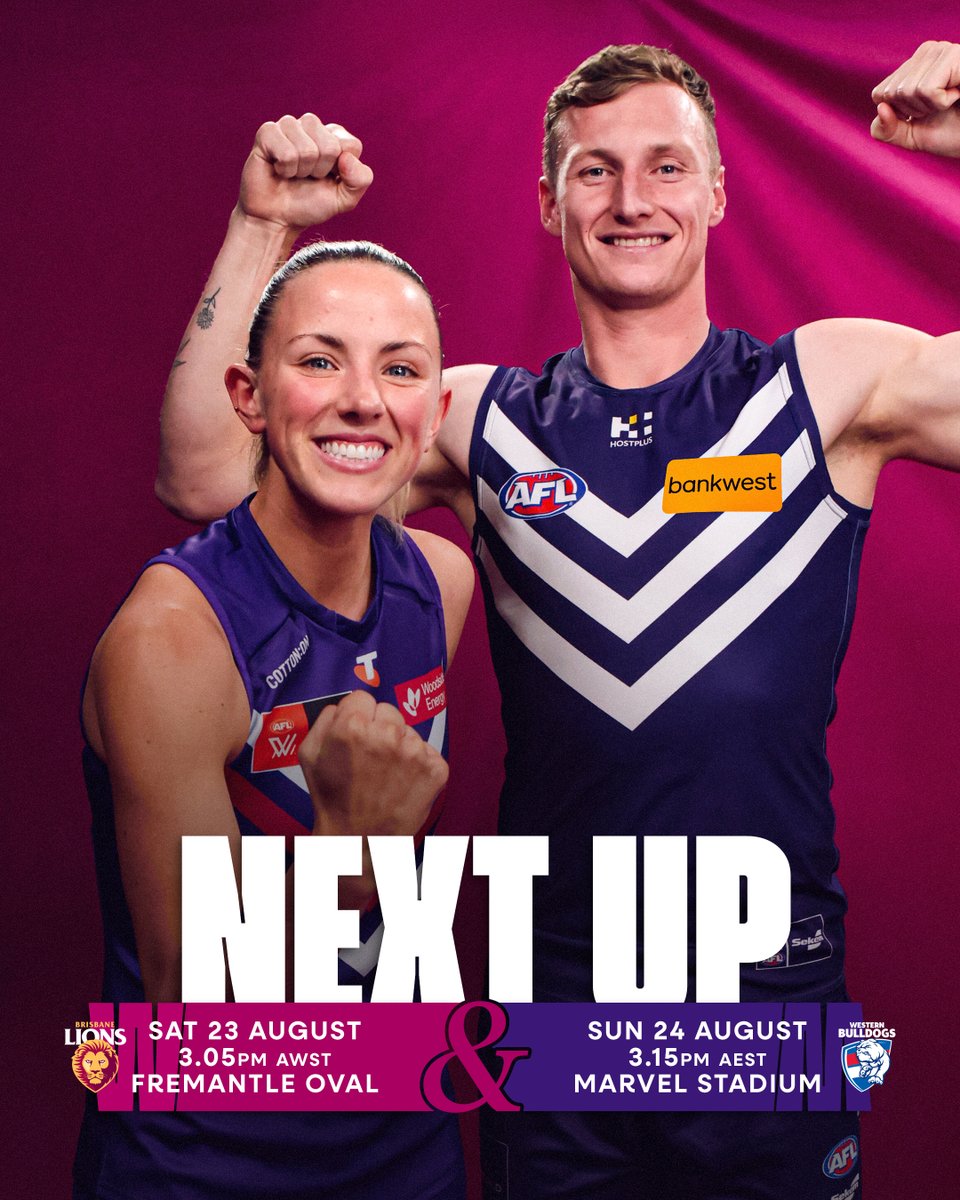 massive week of footy if you wear purple 😤

#foreverfreo