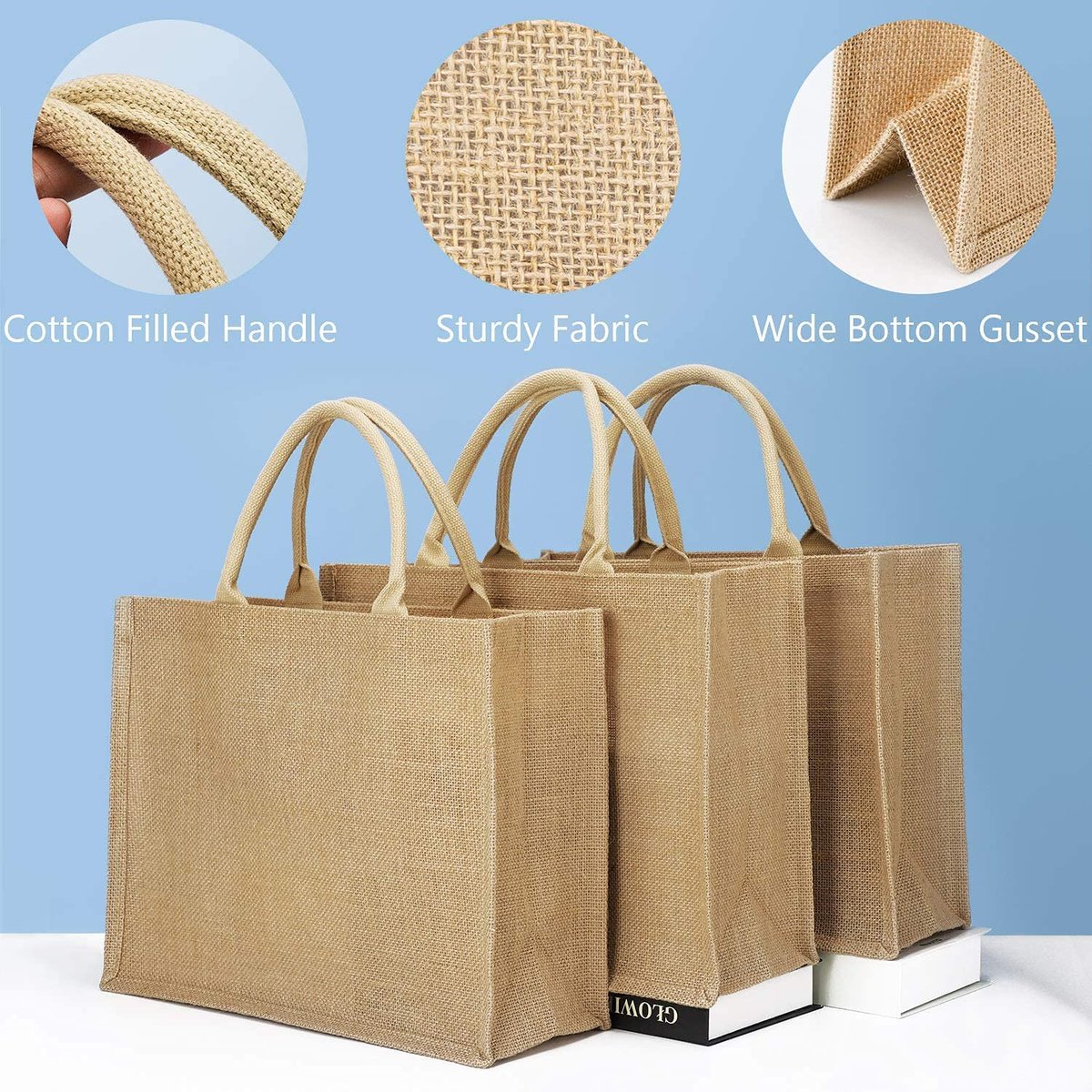GiftDecorations's tweet photo. Linen shopping bag (with waterproof lining) https://t.co/9AF0f49mj0