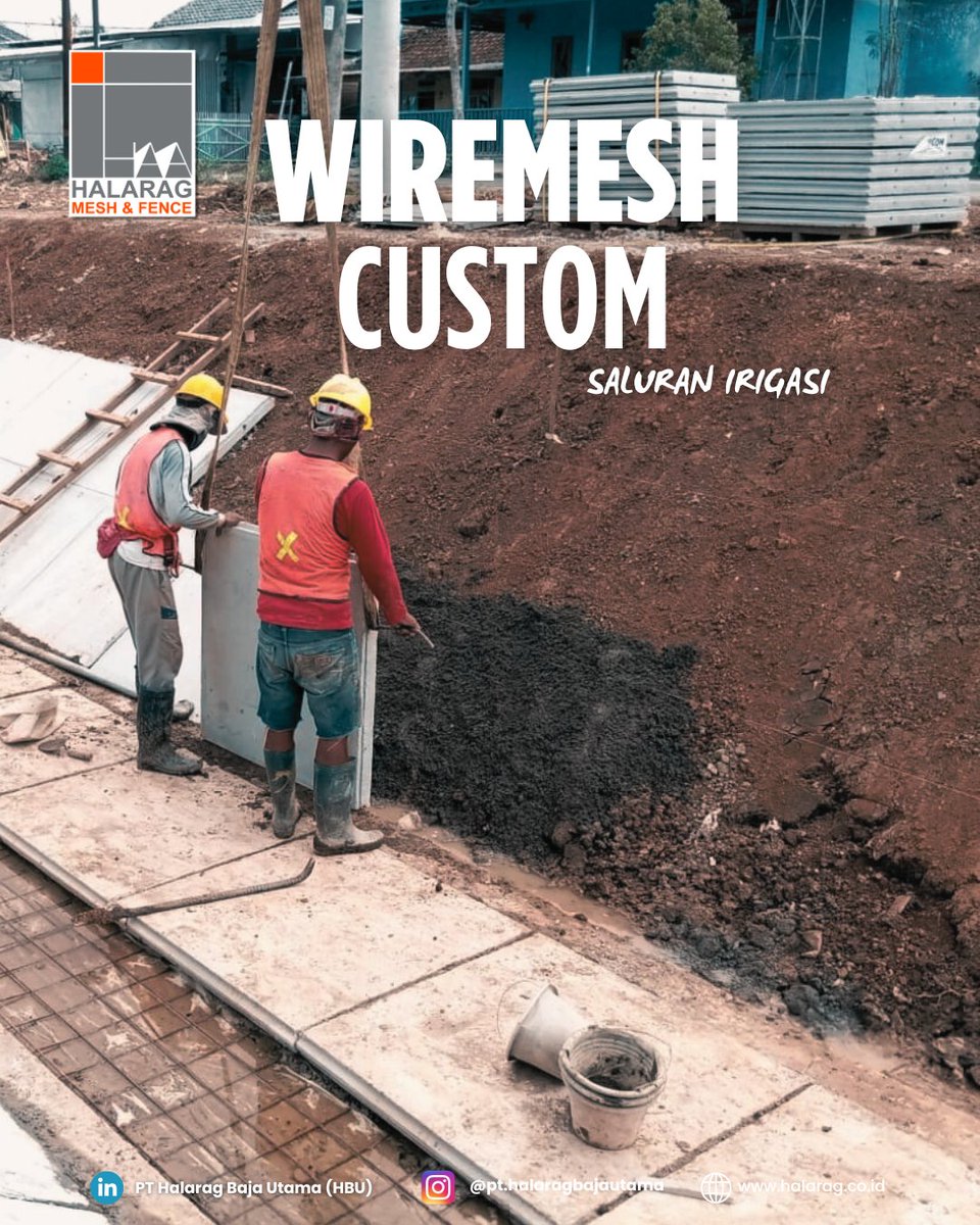 HalaragPt's tweet photo. Yuk Simak... kenapa harus menggunakan Wiremesh custom ini....

Keuntunganya Wiremesh Custom PT. Halarag Baja Utama
1. Request Sesuai Uk Wiremesh. 
2. Pemotongan wiremesh persisi.
3. Pengerjaan pengecoran lebih cepat
Website :
https://t.co/wEFvBsmbrI

#wiremesh #wiremeshcustom https://t.co/wbScC200HK