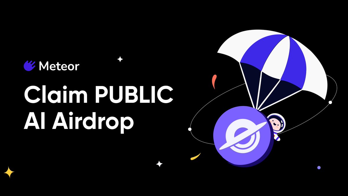 Meteor Wallet (@meteorwallet) on Twitter photo Check your $PUBLIC airdrop🪂 by <a href="/PublicAI_/">PublicAI</a> in Meteor App! 💜
Tap VISIT on the Public AI Airdrop tab.
👶 Data Babies NFT holders may have $PUBLIC waiting!
🔥 Check eligibility, claim, and stake your $PUBLIC today!
Link to download and check airdrop on next tweet ⤵️ Check your $PUBLIC airdrop🪂 by <a href="/PublicAI_/">PublicAI</a> in Meteor App! 💜
Tap VISIT on the Public AI Airdrop tab.
👶 Data Babies NFT holders may have $PUBLIC waiting!
🔥 Check eligibility, claim, and stake your $PUBLIC today!
Link to download and check airdrop on next tweet ⤵️