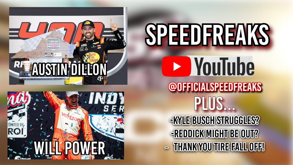 SpeedFreaks (@speedfreaks) on Twitter photo TONIGHT 10 PM ET! Freaks Radio Network & YouTube
- 25+ minutes W/ <a href="/12WillPower/">Will Power</a>
- Austin Dillon drove like Jimmie on Saturday?
- The 2024 regular season champ might miss out? TONIGHT 10 PM ET! Freaks Radio Network & YouTube
- 25+ minutes W/ <a href="/12WillPower/">Will Power</a>
- Austin Dillon drove like Jimmie on Saturday?
- The 2024 regular season champ might miss out?