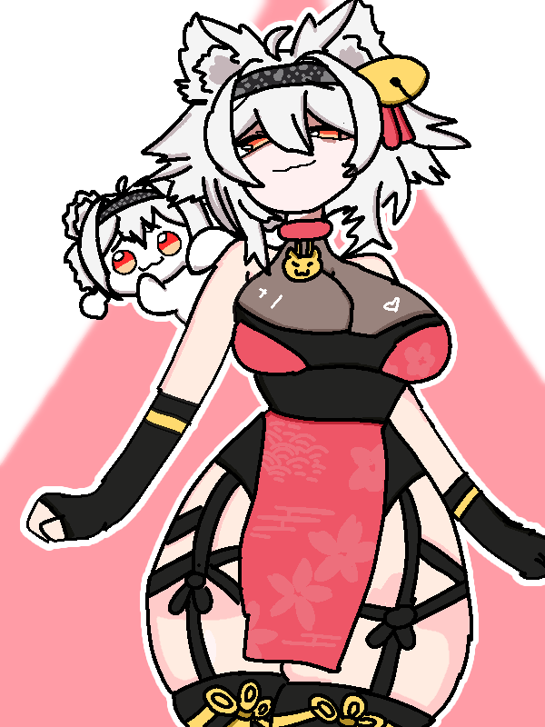 Dibujito chiquito mientras veia el stream todo presioso de hoy #chainaart