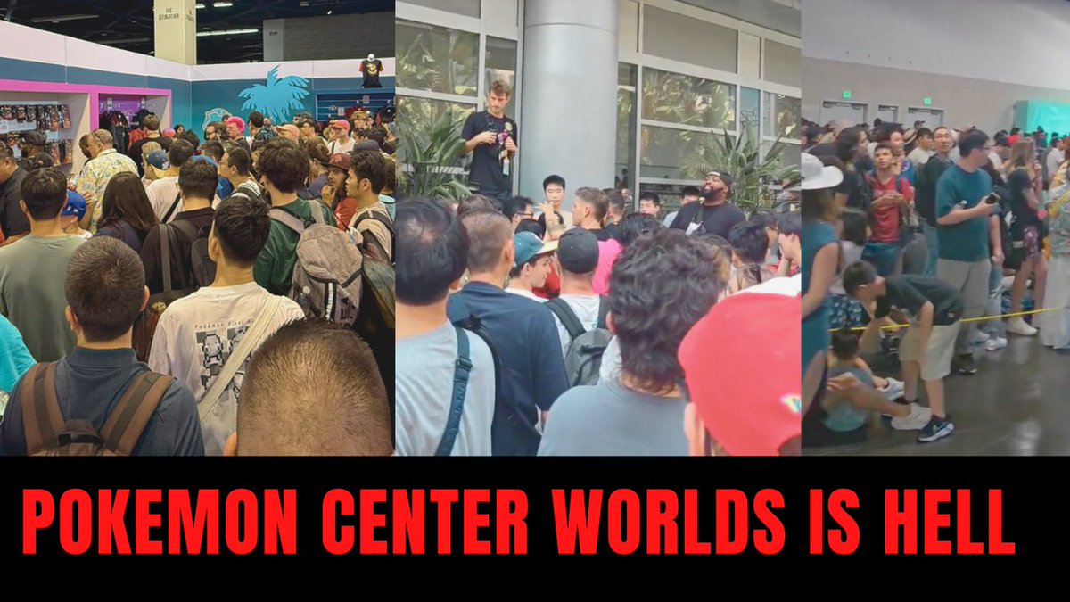 The Pokemon Center World's videos showed that it was insane. Overcrowded, scalpers everywhere, oversold tickets, scarcity, long lines, people posting ebay listings minutes after getting merch, list goes on. 

FOMO is real fam lol 

Video:
youtu.be/bjTRaYkMnFI