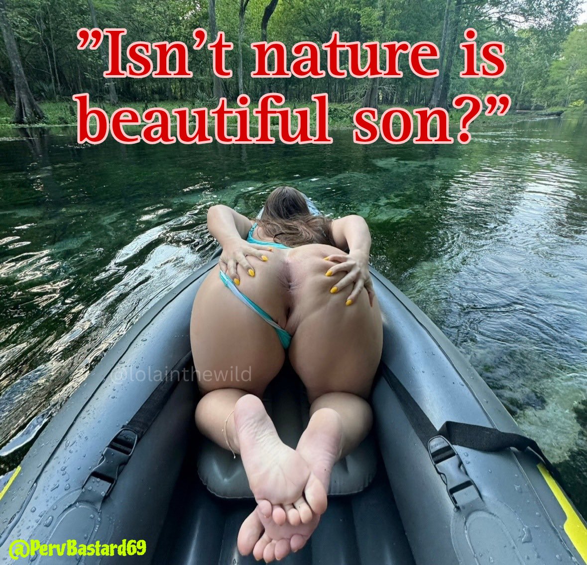 Mother's beauty makes the nature more pretty &amp; enjoyable for son.🍑😍
#pretty #milf #beauty #mother #son #incest #family #nature #trip