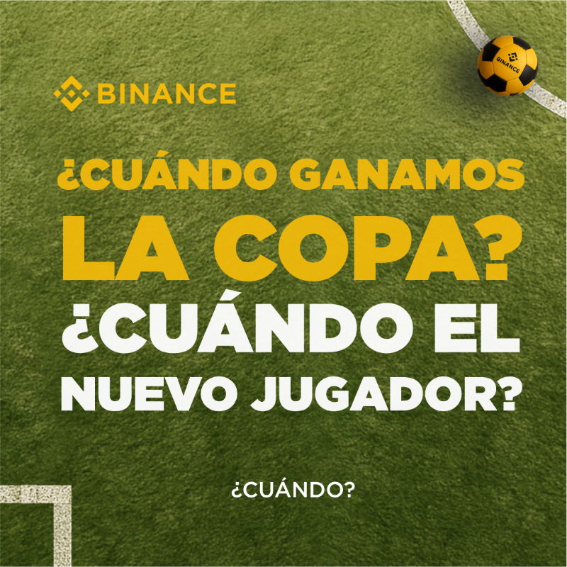 binance's tweet photo. Esta temporada de fútbol, arrancá con un cambio de juego hacia tus objetivos con Binance