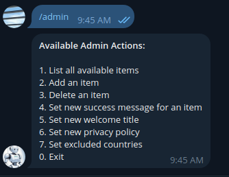 New $XDC product released:

XDC ShopBot (Beta Telegram bot) is designed to let Web2 users very-simply accept Web3 payments without needing advanced coding skills 

- Allows USD or XDC pricing
- Accepts payment in $XDC
- Customisable privacy policy
- Country checks
- SIMPLE