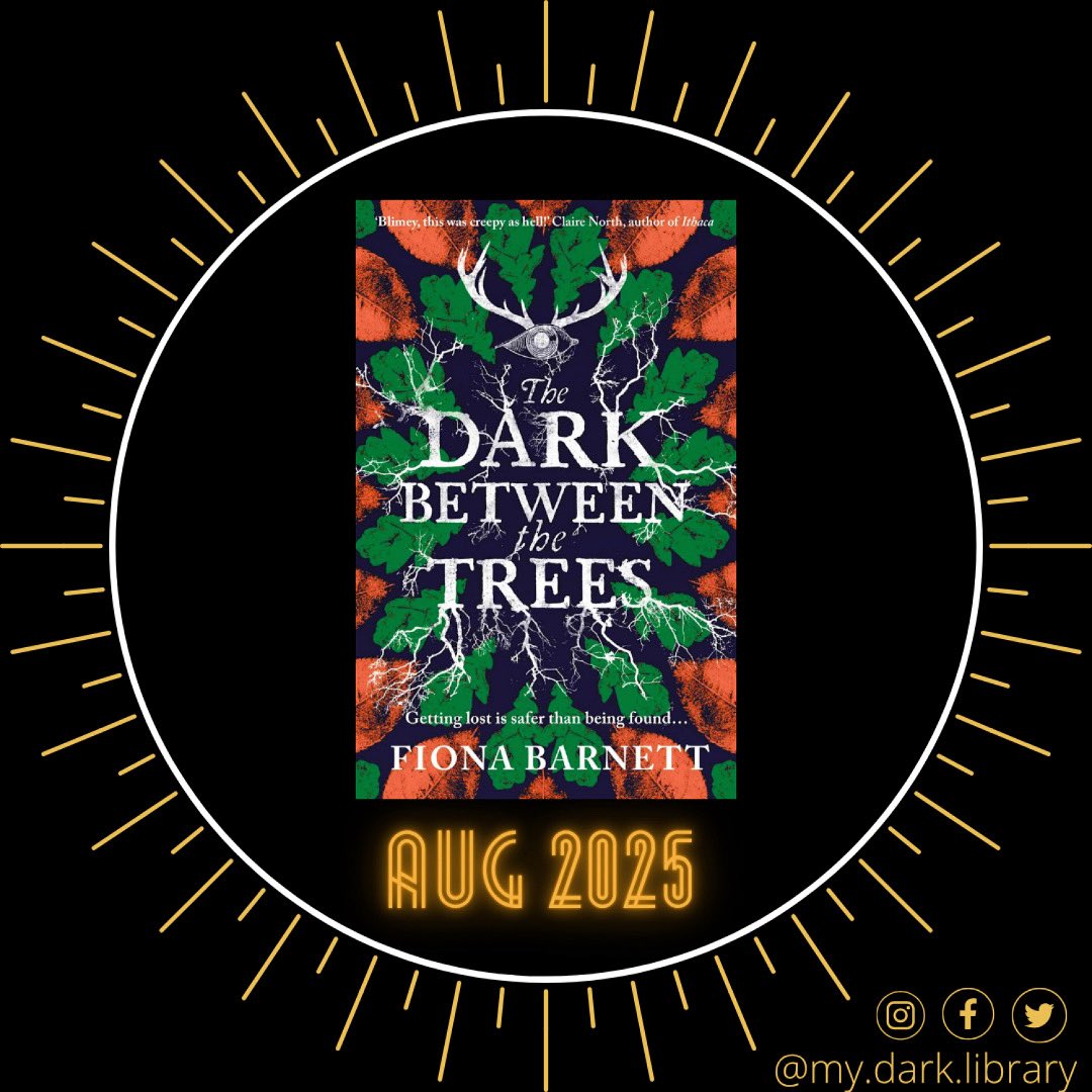 MyDarkLibrary's tweet image. Join us this month while we read THE DARK BETWEEN THE TREES by Fiona Barnett! We’ll discuss the book over zoom on 8/27 at 8:30pm! Join the club on @bookclubshq to vote on monthly reads, chat with other members, and get links to our live chats. We can’t wait to see you there!