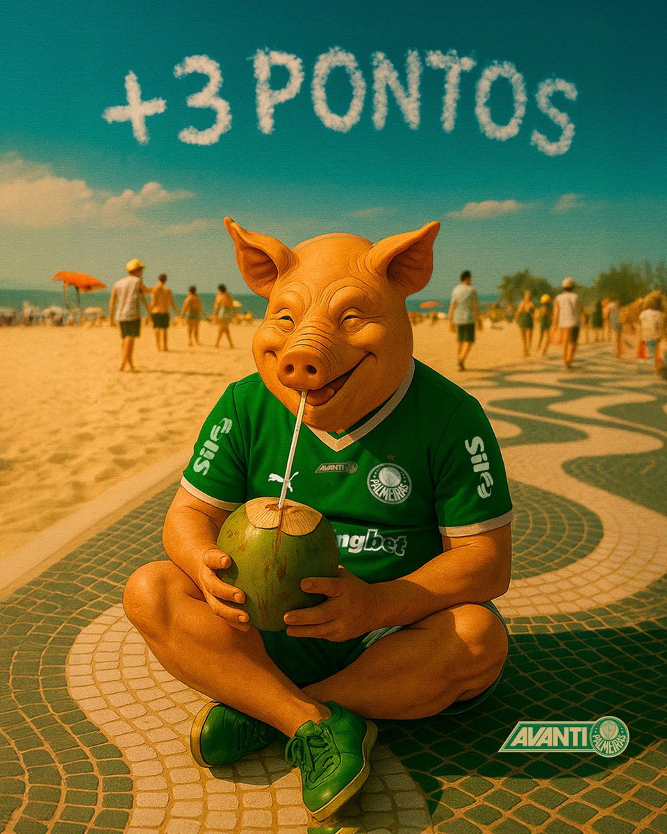 ANOTA MAIS TRÊS PONTOS PRO VERDÃO! 🚀

#OPoderDoAvanti