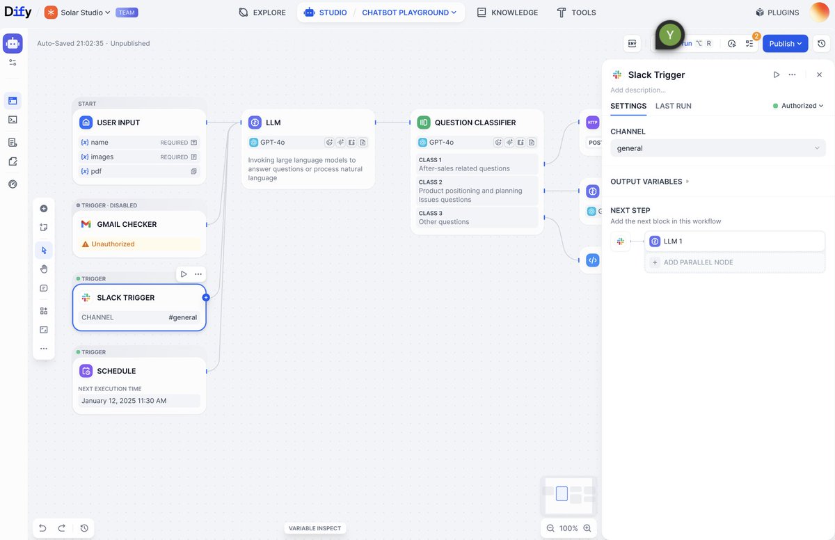 【注目】Difyのトリガー機能が近日公開か。
Github上で確認された動きを見ると、下記のようなトリガー機能の開発が進んでいる模様です。

✅スケジュール実行
✅Webhook対応
✅プラグイン連携

Difyの弱点だったトリガー機能が実装されることでワークフローで自動化できる業務の幅が広がりそうです👇