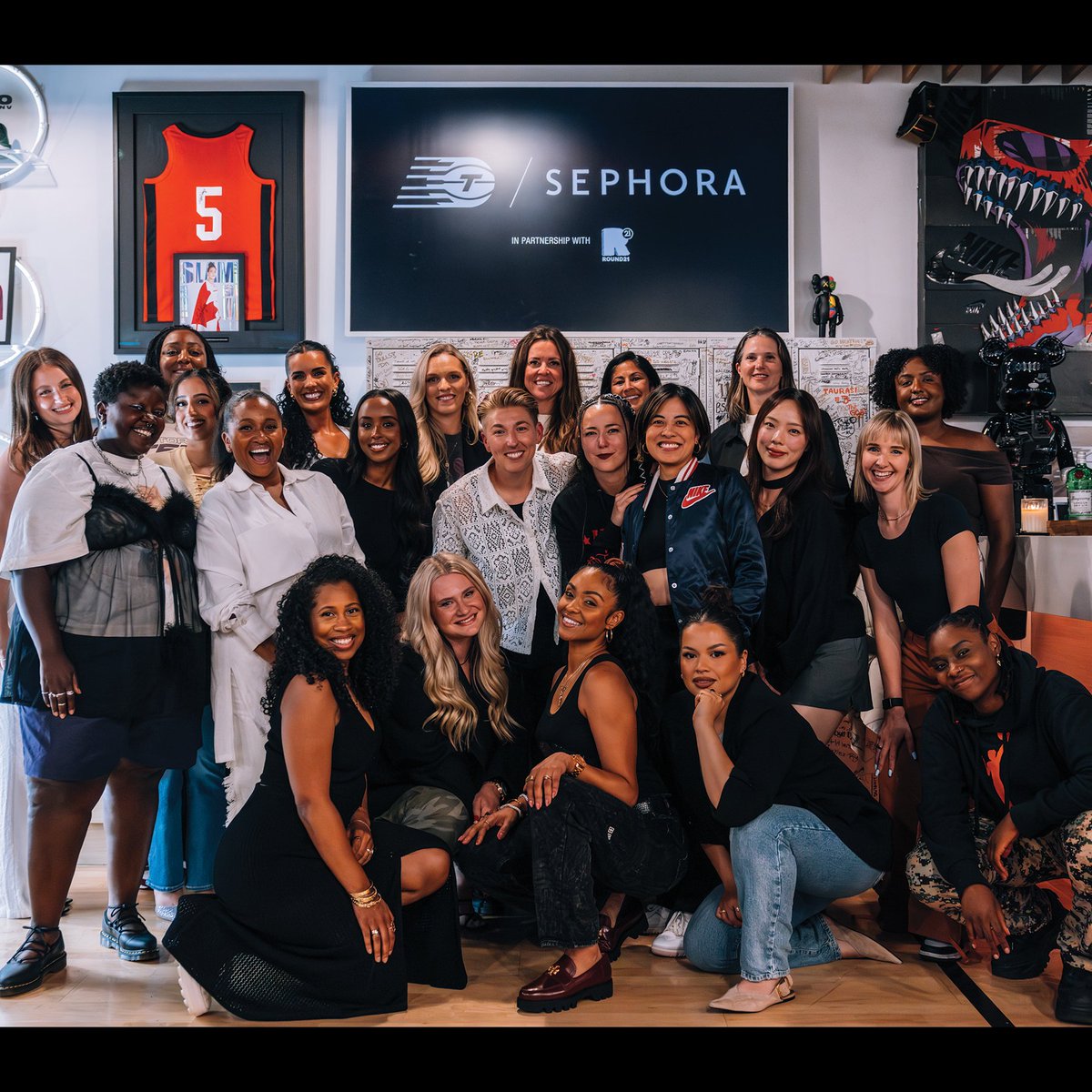 weareround21's tweet image. A night of beauty x sport with @Sephora x @TempoBasketball  x @weareround21  And just like that a start of something bigger in the @WNBA