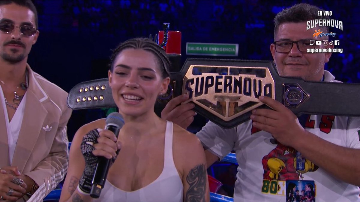 LA GANADORA DEL SEGUNDO COMBATE ES #MILICA 🇦🇷

#Supernova #SuperNovaboxing