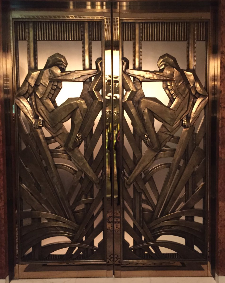 Art Deco Doors at Battersea Power Station.