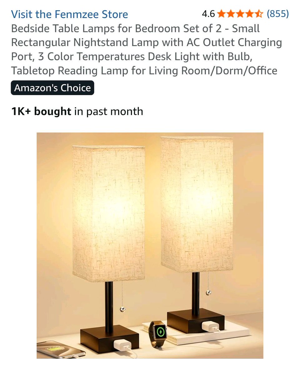 jordan_mais's tweet image. Light up your space in style! These sleek bedside table lamps come with built-in charging ports and three light settings—functionality meets elegance. 🌟 Grab yours now: amzn.to/4mlaFTZ #LightingGoals #HomeDecor #CozyVibes