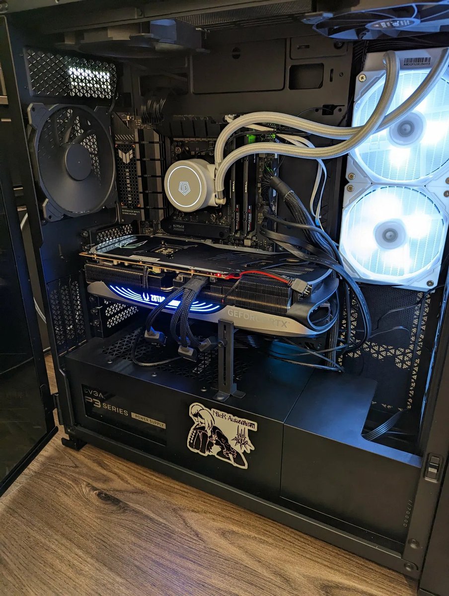 Built it December 2022. 4090, 64gb DDR5 6000mhz ram, 5tb razor fast NVME storage, and a 7700X processor.

Now YoRHa has a 9800X3D CPU and I'm saving up for an RTX 6090 when it comes out. 4K max settings for the win!🙌