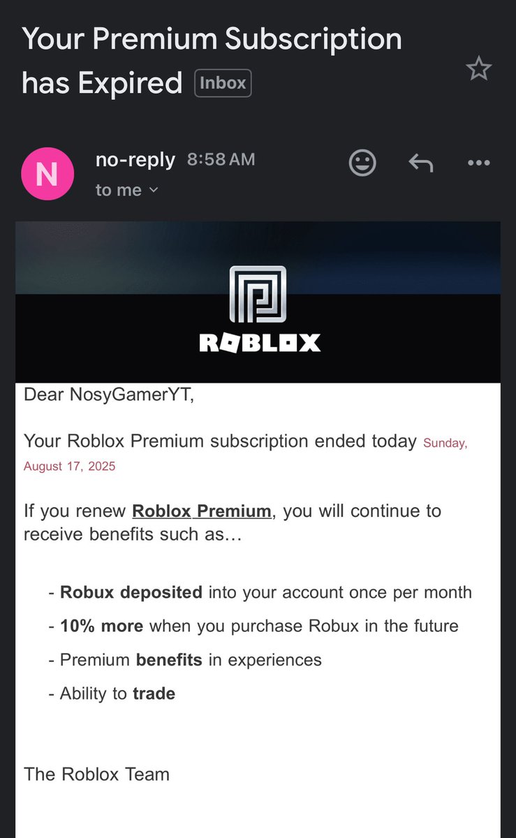 I just canceled my Roblox Premium subscription, because I refuse to financially support a company that fails to take action against child predators on its platform.