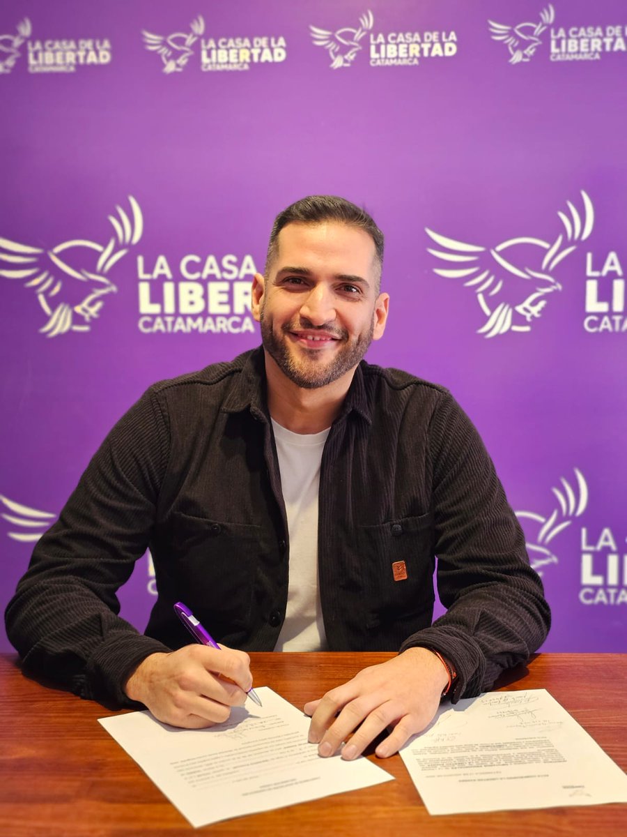 Con orgullo acepté el desafío de ser candidato a diputado provincial por #LaLibertadAvanza. Vamos a ponerle un freno al feudo de Jalil, terminar con los privilegios y devolverle a los catamarqueños la dignidad, la libertad y las oportunidades que merecen.