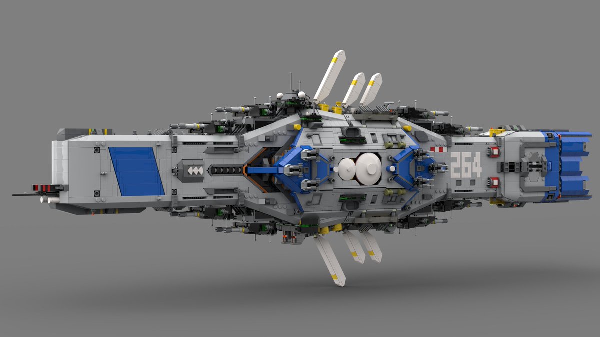 893487718I's tweet image. 重置完成
联邦 米德加德级标准战列战舰
#lego #moc #spaceship