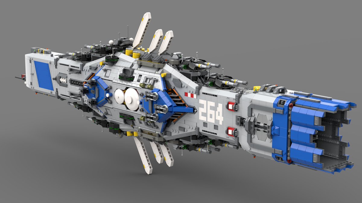 893487718I's tweet image. 重置完成
联邦 米德加德级标准战列战舰
#lego #moc #spaceship