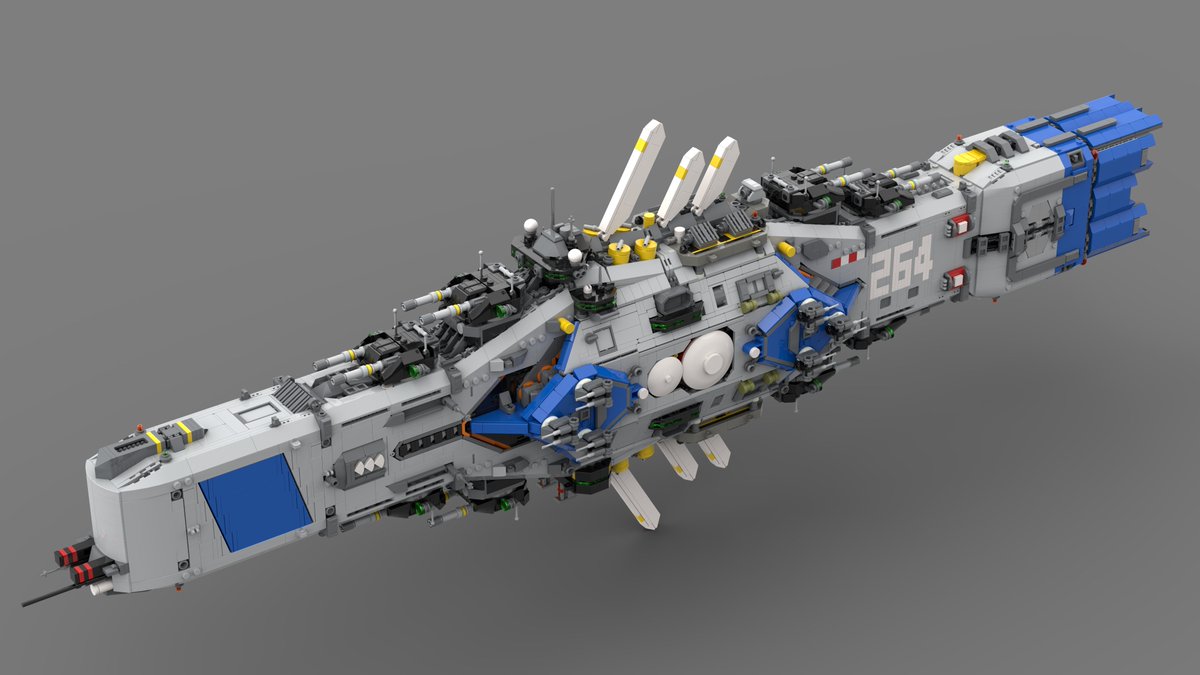 893487718I's tweet image. 重置完成
联邦 米德加德级标准战列战舰
#lego #moc #spaceship