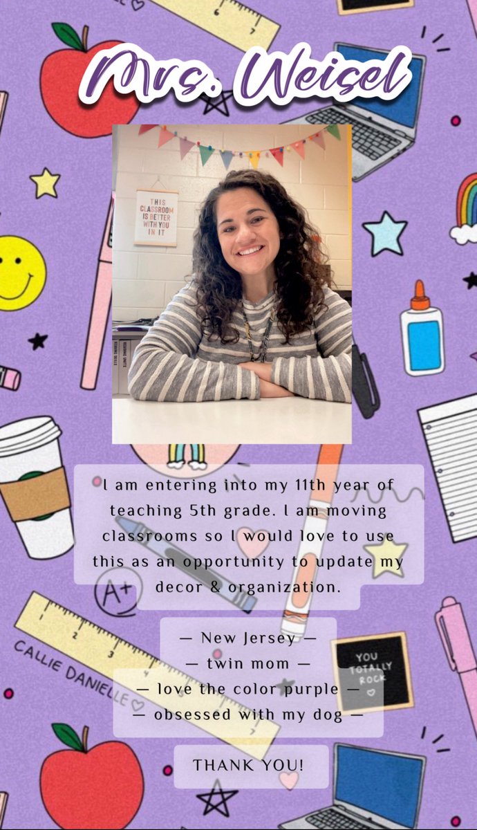Stephanie Weisel (@xstephaniepaula) on Twitter photo <a href="/MissDeein3TPT/">MissDeeinThree</a> I could reallyyyy use the bulletin board paper & the storage containers!! Moving classrooms THIS week!!!!
THANK YOU! 🍎📚✏️
amazon.com/hz/wishlist/ls… <a href="/MissDeein3TPT/">MissDeeinThree</a> I could reallyyyy use the bulletin board paper & the storage containers!! Moving classrooms THIS week!!!!
THANK YOU! 🍎📚✏️
amazon.com/hz/wishlist/ls…