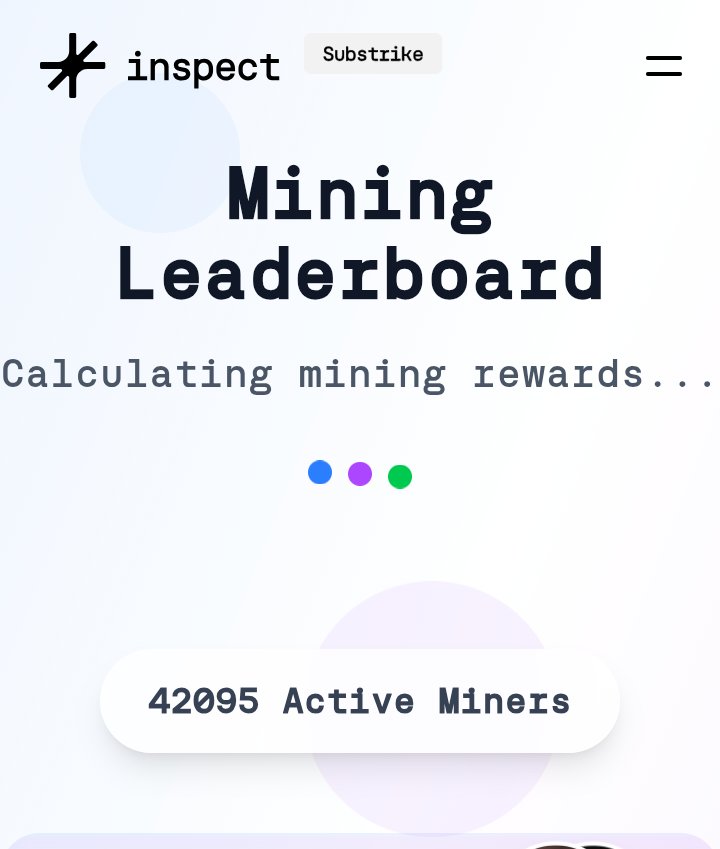 auwarl_Bodinga's tweet image. About 42,095 people are currently mining $TOA and there s still time join early to earn big rewards 
Just Visit inspect.xyz/substrike
Connect your X account  
 Confirm your payout address (ERC-20 compatible)
 Join the mining pooll
@inspectxyz