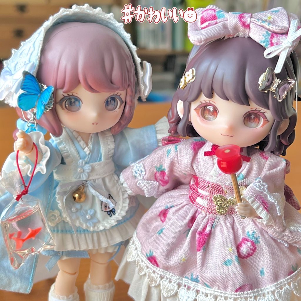 Pochicoさん(<a href="/pochico_ppp/">Pochico🐰</a> )から和服セットをお迎えさせていただきました！

はわ…白雪ちゃんに着せてみたら甘い和服ロリがとても可愛すぎる💕こんなのもうお姫チャンだ…！

これで仲良しの子と一緒に和服で夏祭りを楽しめちゃうね！！
#ぽちこもの