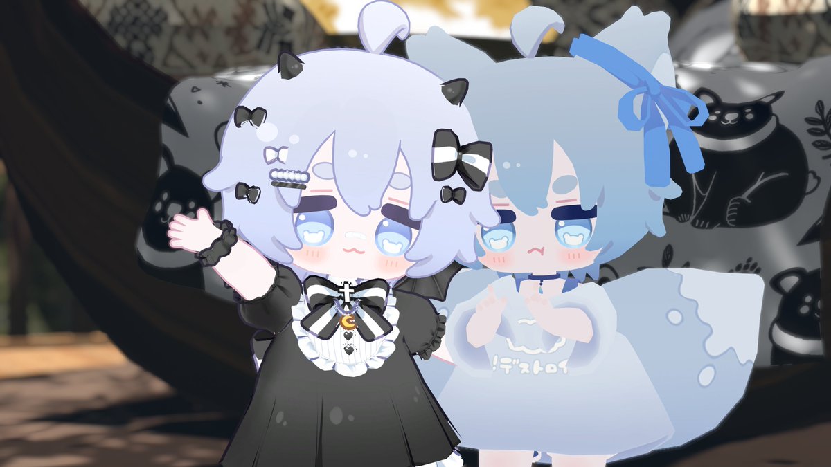 フレンドさんがわたゆきちゃん持ってた☺️ #VRCわたゆき