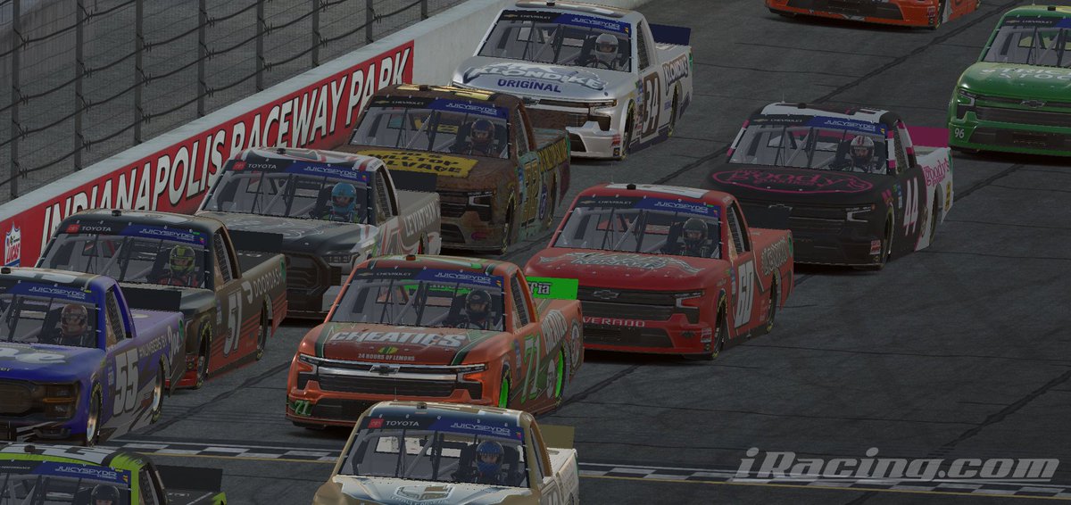 DuGood Motorsports (@dugoodmotosport) on Twitter photo DuGood results for the <a href="/EliteRacing_/">Elite Racing League</a> <a href="/juicyspydr/">JUICYSPYDR Studios</a> Truck Series race at IRP:
P16: #71 <a href="/davcarp/">Dave _Carp</a>
P20: #44 <a href="/Goody1579/">Goody</a>
P27: #32 <a href="/_Dusty32/">Dusty Dragon Duerr</a>
P32: #13 <a href="/TeeDee4VT/">Tyler Dixon</a>
P33: #52 <a href="/HuckAtPurdue/">Dave Huck</a> DuGood results for the <a href="/EliteRacing_/">Elite Racing League</a> <a href="/juicyspydr/">JUICYSPYDR Studios</a> Truck Series race at IRP:
P16: #71 <a href="/davcarp/">Dave _Carp</a>
P20: #44 <a href="/Goody1579/">Goody</a>
P27: #32 <a href="/_Dusty32/">Dusty Dragon Duerr</a>
P32: #13 <a href="/TeeDee4VT/">Tyler Dixon</a>
P33: #52 <a href="/HuckAtPurdue/">Dave Huck</a>