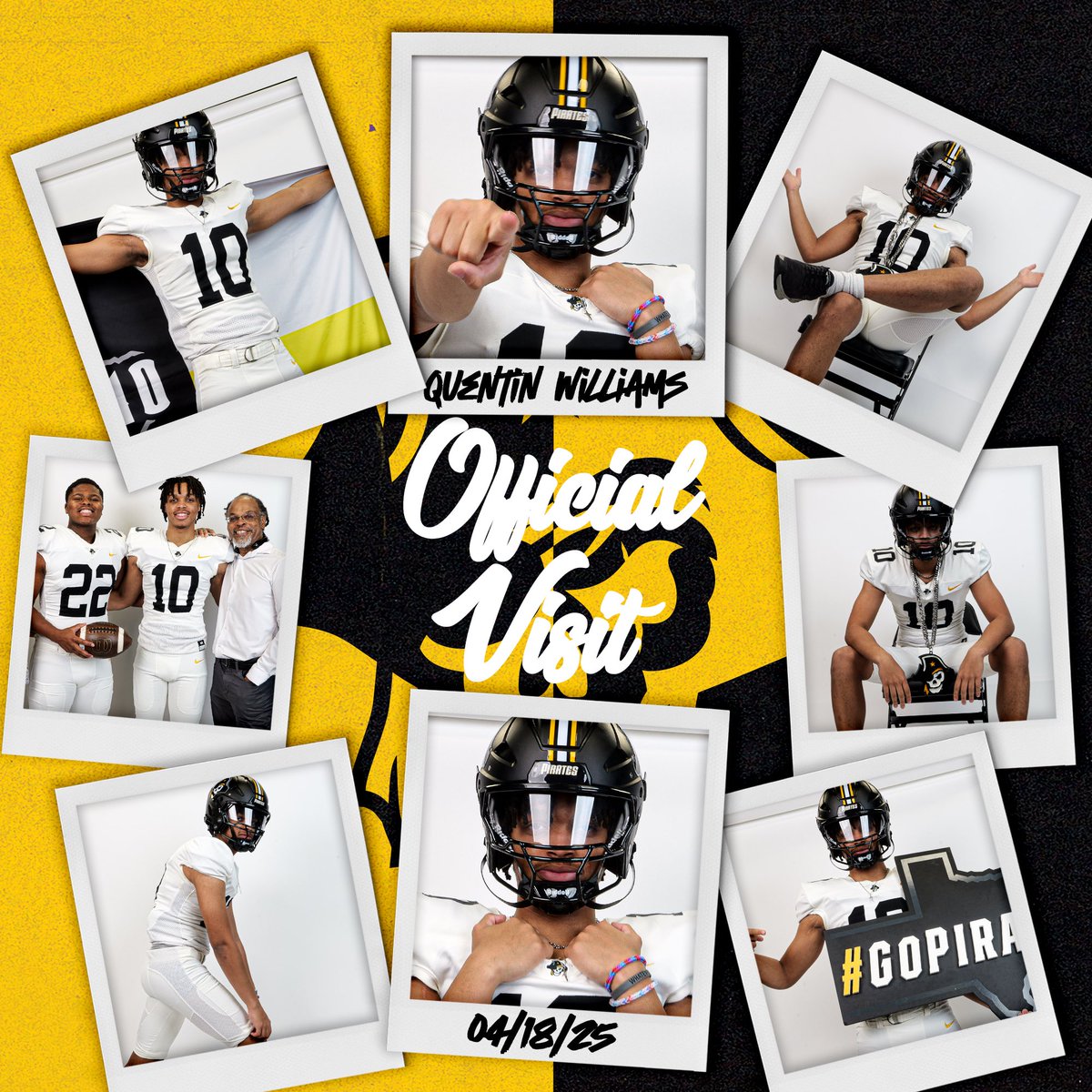 Q_Williams10's tweet photo. After great conversations with @SUPiratesFB and WR Coach John Bishop, I’m happy to announce I’m transferring to Southwestern University with 4 years of eligibility! Go Pirates! 
#ADifferentPath 
@SUPirates @CoachBishopSU2 https://t.co/MRBNFYc3OV
