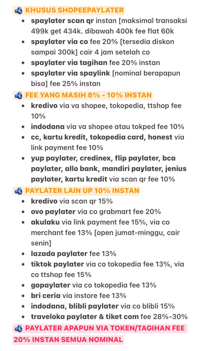 gestun all paylater open yaa! yg mau spaylater, kredivo, gopaylater, ovo paylater, yup, cc, bri ceria, credinex semuanya bisaa. langsung wa aja untuk fastrespon

#zonauang