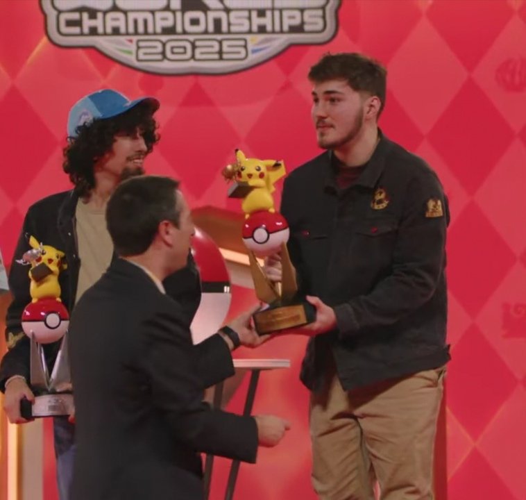 Gen 1 Giovanni giving 2025 champ Giovanni the trophy LMAO