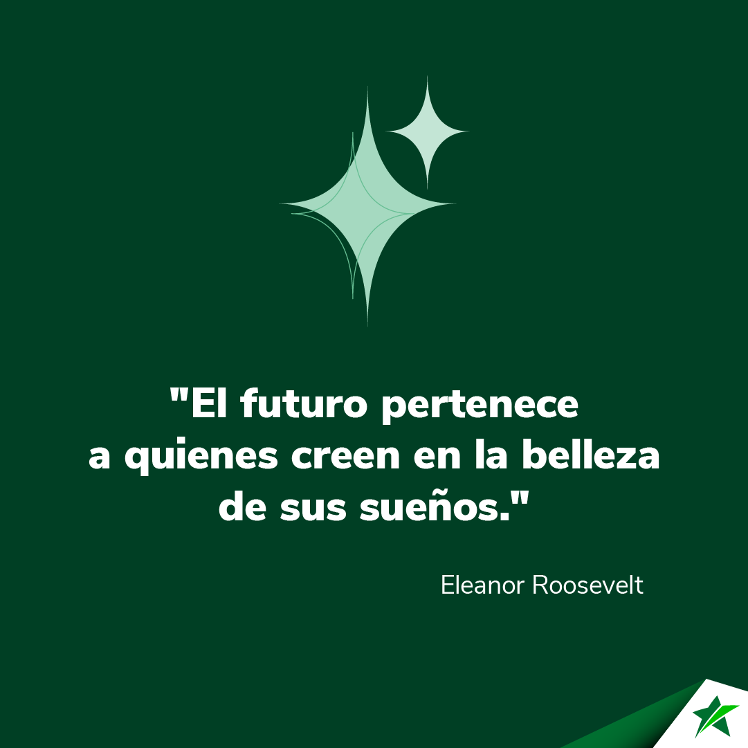 Cree en lo que te mueve, en lo que imaginas, en lo que aún no existe, pero ya visualizas.

Porque quienes creen con fuerza, trazan el camino hacia un futuro con propósito.